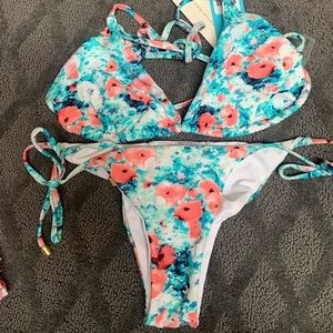 Beach bunny floral lg bikini